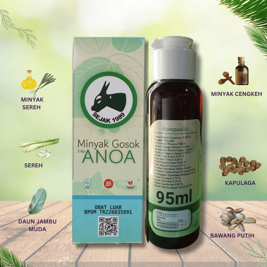 Jual Minyak K-New Makassar - Klasik Oil Anoa K-New 95ml+
