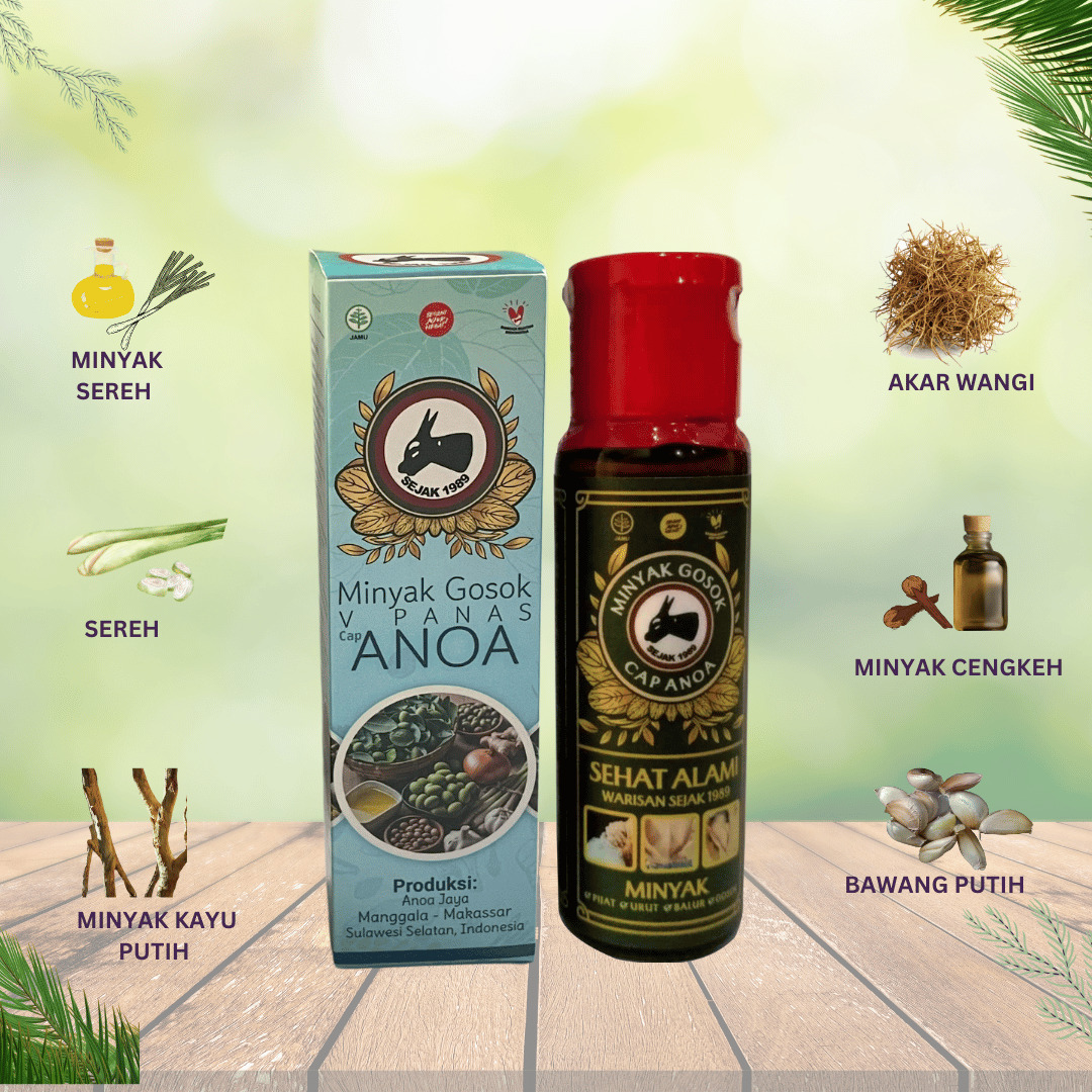 Reseller Makassar Jual Anoa Klasik Herbal Plus Minyak Aromatik 25ml+